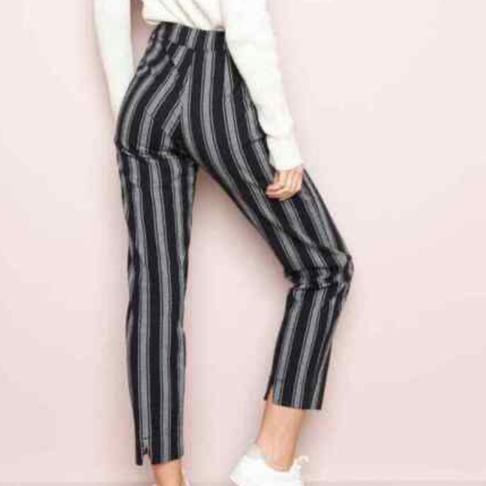 High waisted striped Tilden Brandy Melville pants